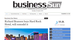 Desktop Screenshot of businesssun.com
